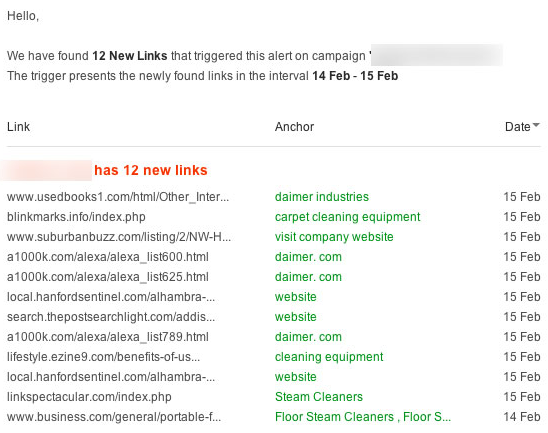 Vancouver SEO Backlink Alert
